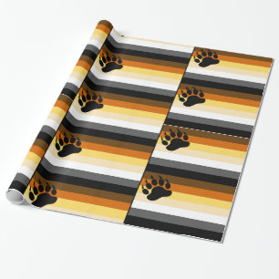 Presente Papel de envolvimento do orgulho do urso
