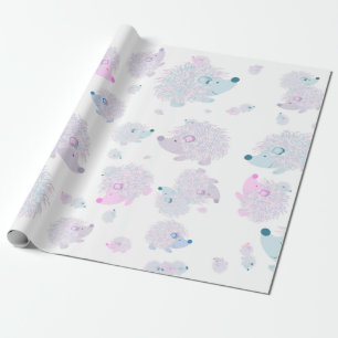 Presente Papel de envolvimento do ouriço