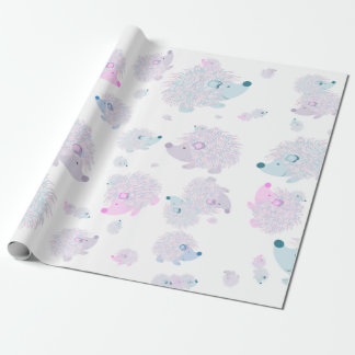 Presente Papel de envolvimento do ouriço