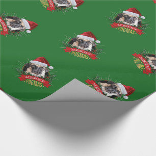 Presente Papel de envolvimento do Pug