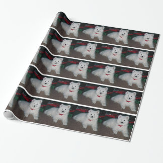 Presente Papel de envolvimento do Samoyed