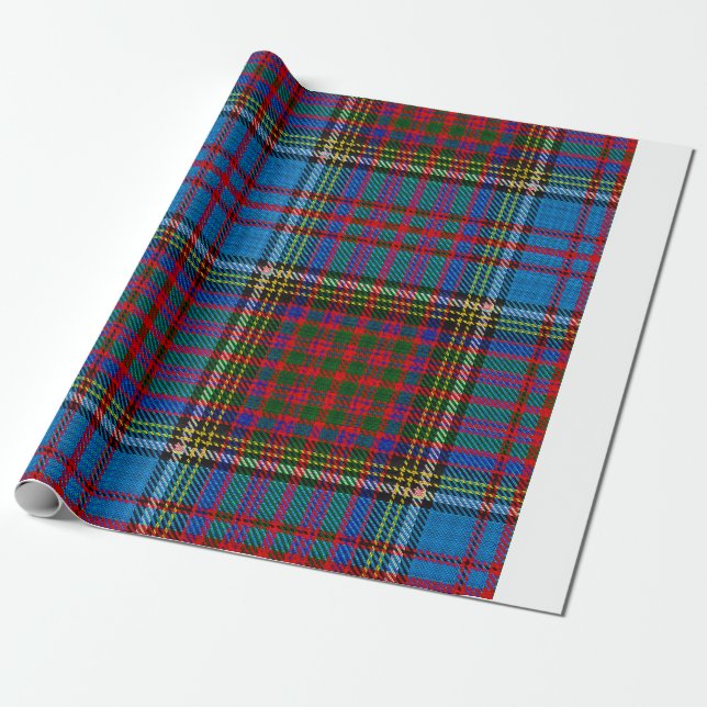 Presente Papel de envolvimento do Tartan de Anderson (Desenrolado)