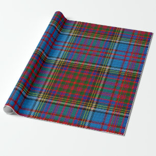 Presente Papel de envolvimento do Tartan de Anderson