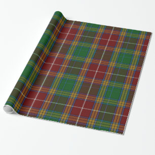 Presente Papel de envolvimento do Tartan de Baxter