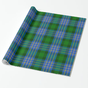 Presente Papel de envolvimento do Tartan de Hughes