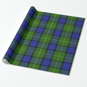 Presente Papel de envolvimento do Tartan de Moore/Muir