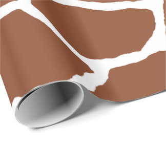 Presente Papel de envolvimento do teste padrão da pele do