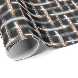 Presente Papel de envolvimento do Weave 2 do metal