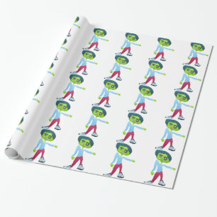 Presente Papel de envolvimento do zombi