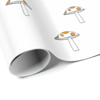 Presente Papel de envolvimento doce do cogumelo