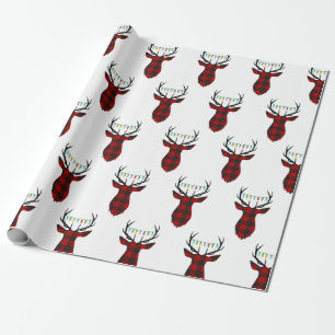 Presente Papel de envolvimento dos cervos do Natal da