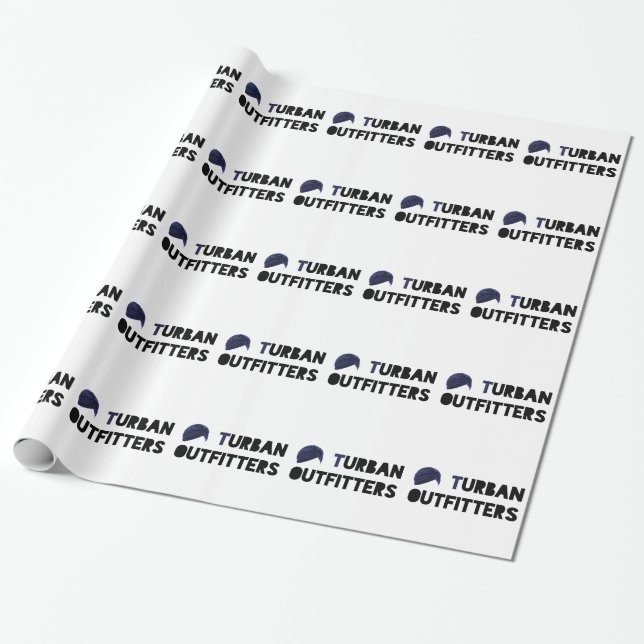 Presente Papel de envolvimento dos Outfitters do turbante (Desenrolado)