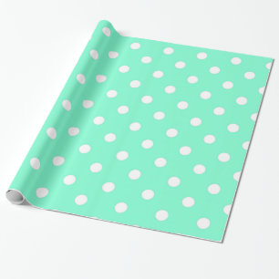 Presente Papel de envolvimento elegante das bolinhas de