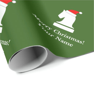 Presente Papel de envolvimento engraçado do Natal do teste