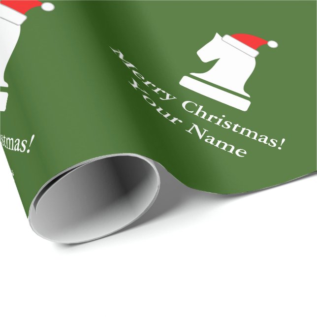 Presente Papel de envolvimento engraçado do Natal do teste (Ponta do rolo)