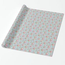 Presente Papel de envolvimento floral