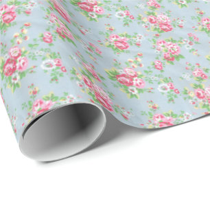 Presente Papel de envolvimento floral