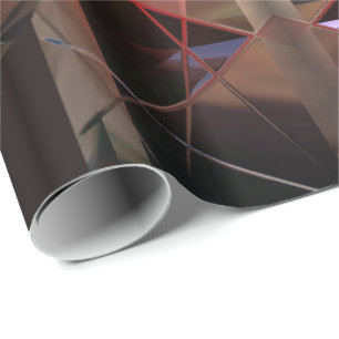 Presente Papel de envolvimento futurista de Chrystal X7-11