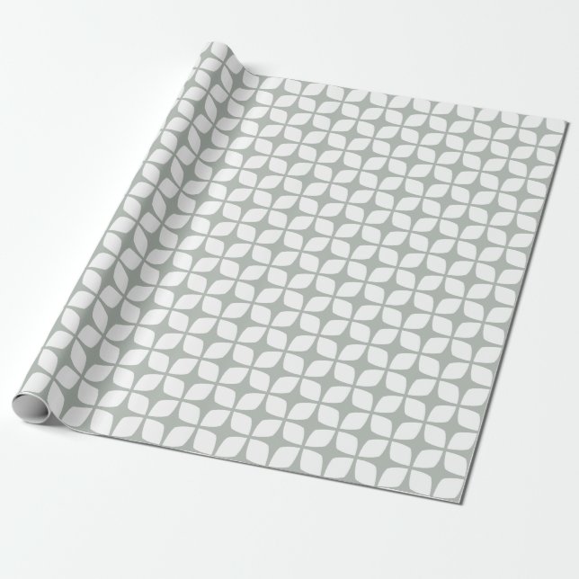 Presente Papel de envolvimento geométrico moderno das (Desenrolado)