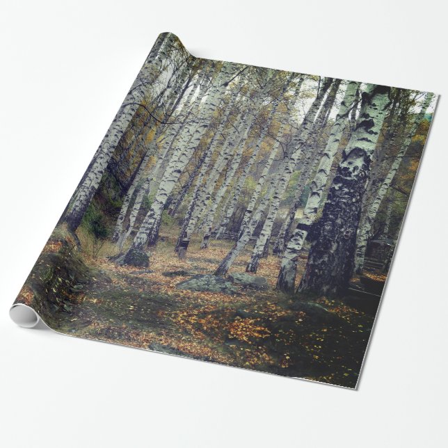 Presente Papel de envolvimento lustroso de Forrest do (Desenrolado)