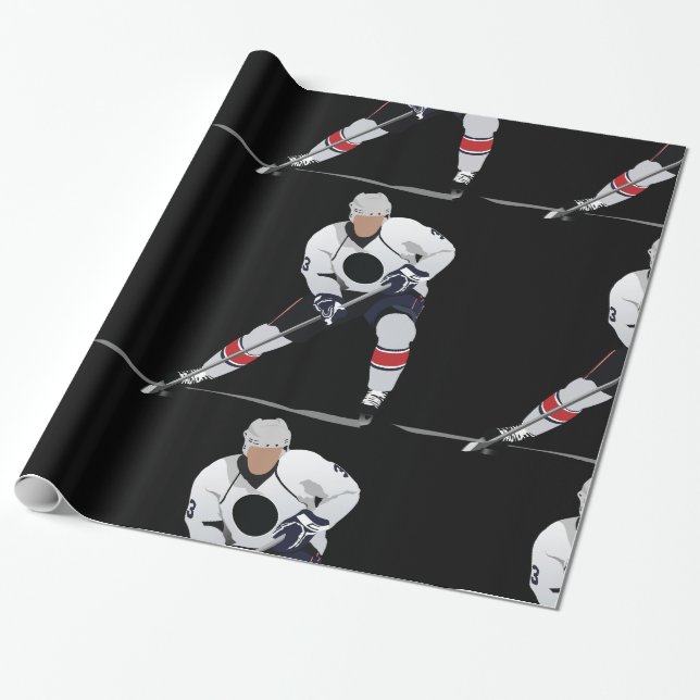 Presente Papel de envolvimento lustroso do jogador de (Desenrolado)