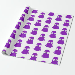 Presente Papel de envolvimento Matte de Snoomies, 30" x 6'