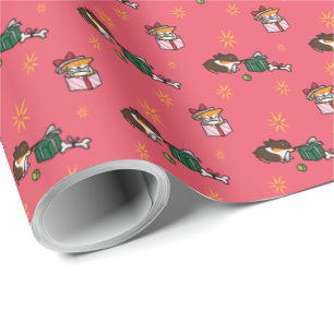 Presente Papel de envolvimento mini teste padrão" do