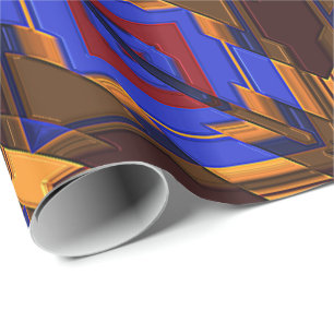 Presente Papel de envolvimento moderno do nativo americano