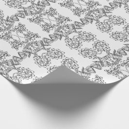 Presente papel de envolvimento para a caridade