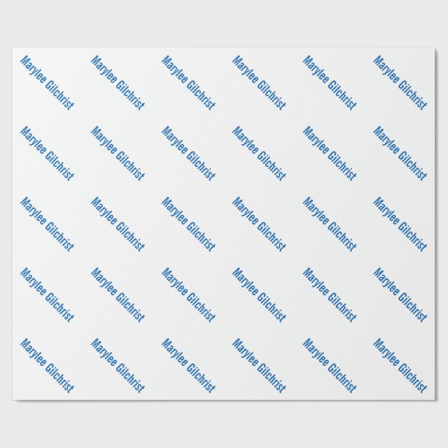 Presente Papel de envolvimento personalizado costume (Barra)