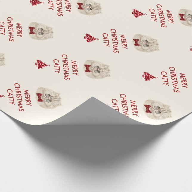 Presente Papel de envolvimento personalizado do Feliz Natal (Ponta)