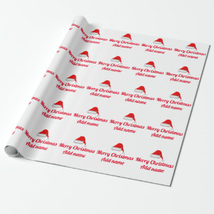 Presente Papel de envolvimento personalizado do Natal