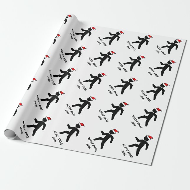 Presente Papel de envolvimento personalizado engraçado do (Desenrolado)