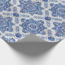 Presente Papel de envolvimento português dos azulejos