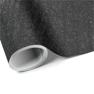 Presente Papel de envolvimento preto com um olhar textured