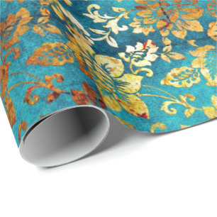 Presente Papel de envolvimento quadrado luxuoso do design