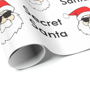 Presente Papel de envolvimento secreto do papai noel
