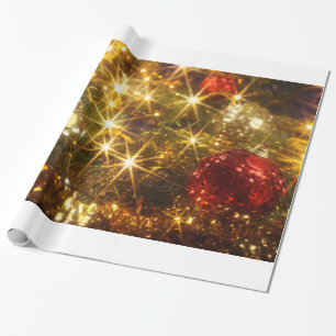 Presente Papel de envolvimento Sparkling do Natal