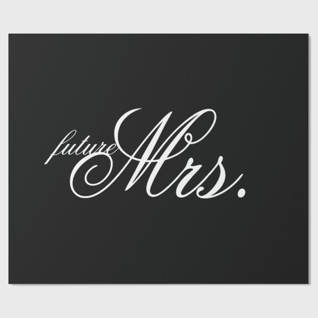 Presente Papel de envolvimento - Sra. futura (Aberto)