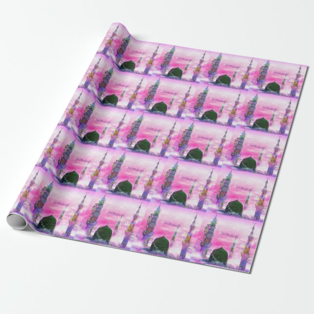 Presente Papel de envolvimento temático do conto de fadas (Desenrolado)