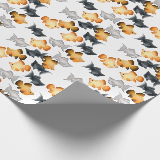 Presente Papel de envolvimento tropical dos peixes dos (Ponta)