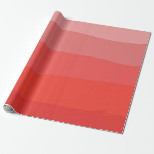 Presente Papel de envolvimento vermelho de Ombre