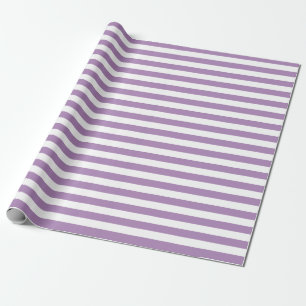 Presente Papel de envolvimento violeta das listras