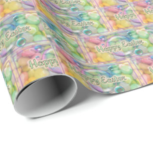 Presente Papel de Felz pascoa Rl.em Pastéis