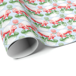Presente Papel de Feriado do Peixe-Boi