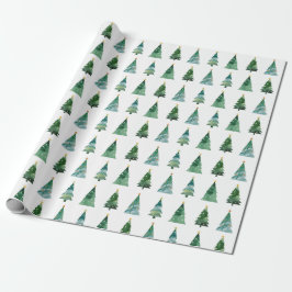 Presente Papel de Feriado Nórdico Moderno