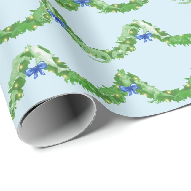 Presente Papel de Feriado Predadores Escondidos (Ponta do rolo)