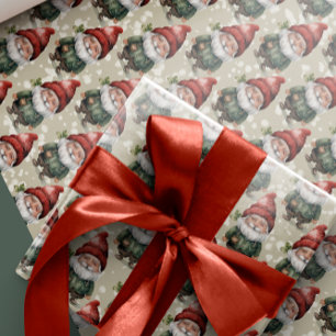 Presente Papel de Invasão dos Gnomos de Natal Personalizado