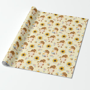 Presente Papel de Invasão dos Gnomos do Jardim