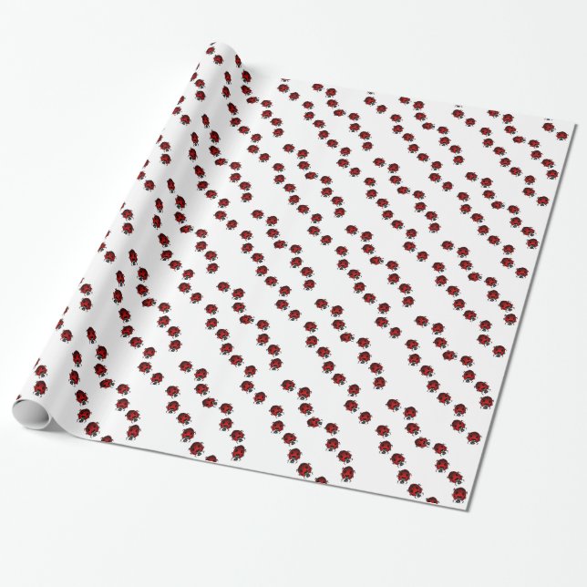 Presente Papel De Lâmpada De Ladybug Papel De Inseto De Lad (Desenrolado)